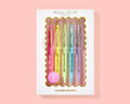 Pen Set - Motivational - "Best Teacher Ever" - 5 Piece Set