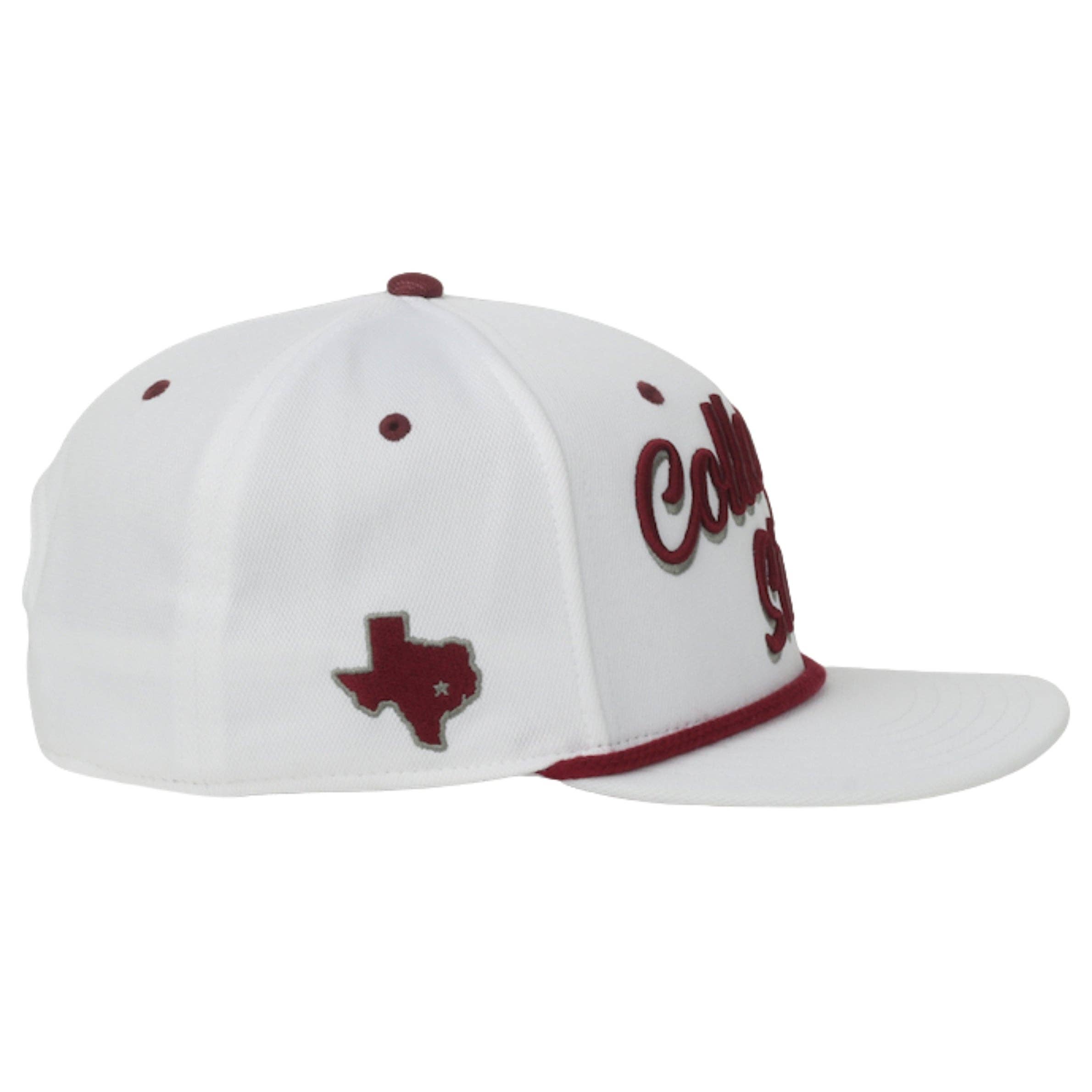 College Station Texas A&M Aggies Hat: White